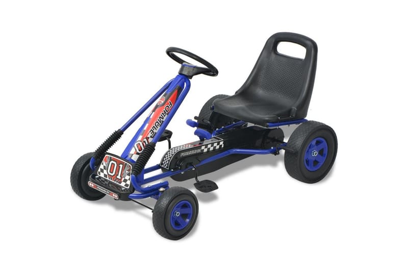 Gokart med pedal och justerbart säte blå - Blå - Sport & fritid - Lek & sport - Lekplats & lekplatsutrustning