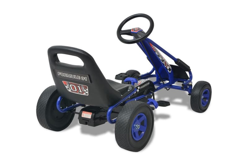 Gokart med pedal och justerbart säte blå - Blå - Sport & fritid - Lek & sport - Lekplats & lekplatsutrustning