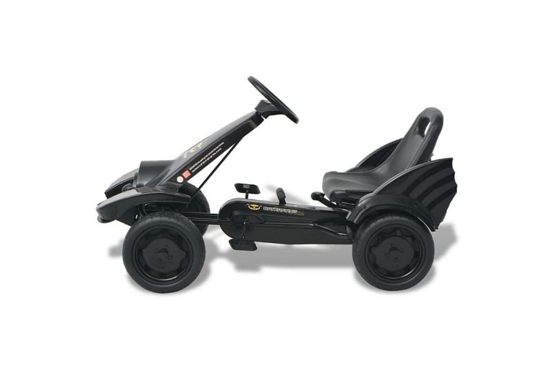 Gokart med pedaler och justerbart säte svart - Svart - Sport & fritid - Lek & sport - Lekplats & lekplatsutrustning