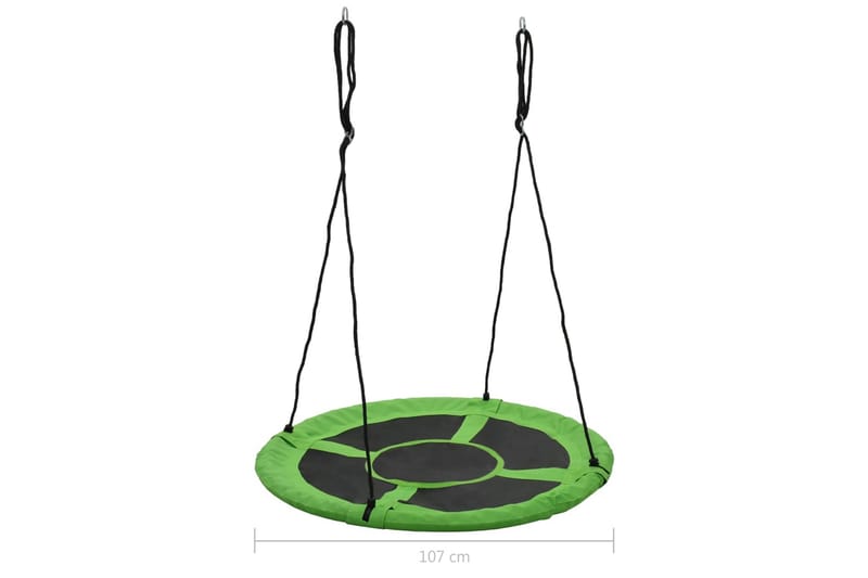 Gunga 110 cm 100 kg grön - Grön - Lekplats & lekplatsutrustning - Gunga & gungställning
