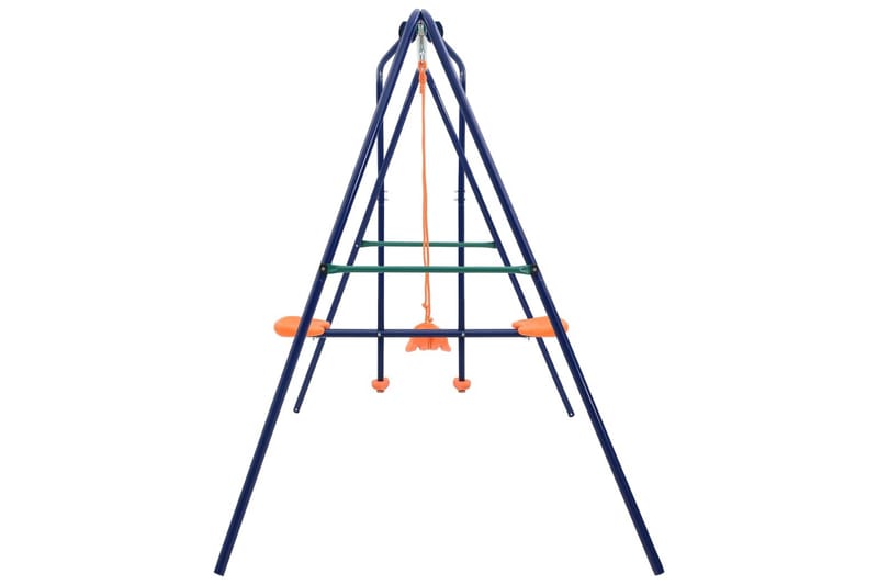 Gungställning med 3 sitsar stål - Orange - Lekplats & lekplatsutrustning - Gunga & gungställning