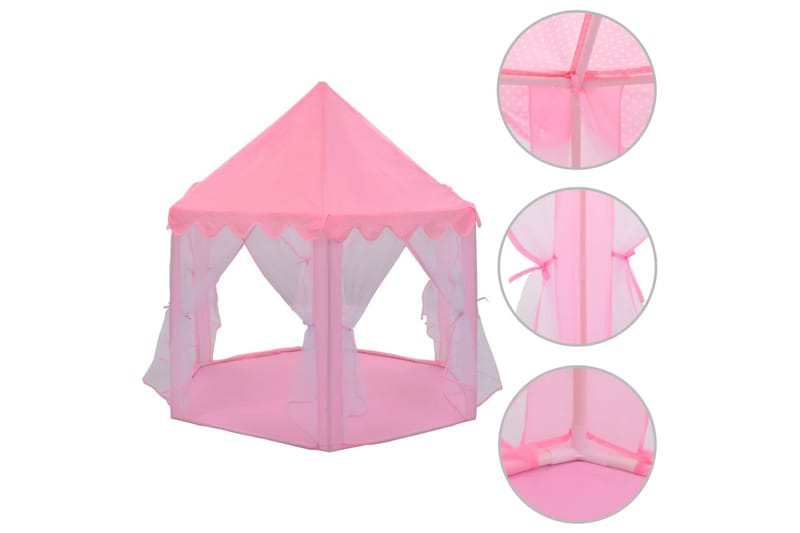 Lektält prinsessa rosa - Rosa - Sport & fritid - Lek & sport - Lekplats & lekplatsutrustning