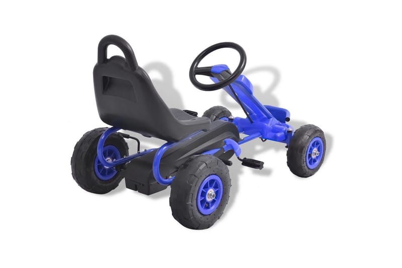 Pedaldriven gokart med luftfyllda däck blå - Blå - Sport & fritid - Lek & sport - Lekplats & lekplatsutrustning