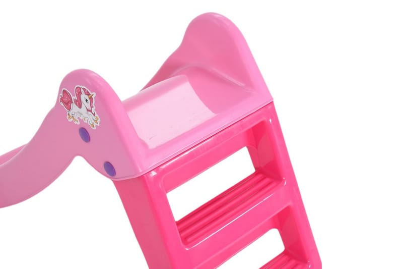 Rutschkana för barn 111 cm rosa - Rosa - Rutschbana - Lekplats & lekplatsutrustning