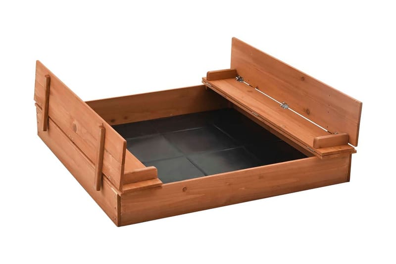 Sandlåda furu 95x90x15 cm - Brun - Sport & fritid - Lek & sport - Lekplats & lekplatsutrustning