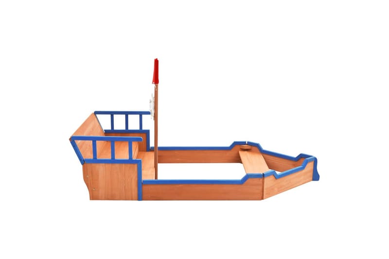 Sandlåda piratskepp furu 190x94,5x101 cm - Flerfärgad - Sport & fritid - Lek & sport - Lekplats & lekplatsutrustning