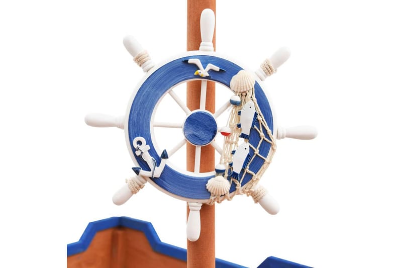 Sandlåda piratskepp furu 190x94,5x101 cm - Flerfärgad - Sport & fritid - Lek & sport - Lekplats & lekplatsutrustning