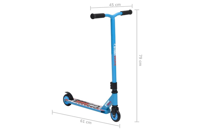 Sparkcykel med aluminiumstyre blå - Blå - Lekplats & lekplatsutrustning - Sparkcykel - Lekfordon & hobbyfordon