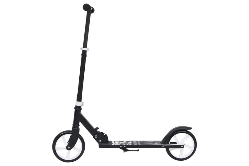 Sparkcykel med justerbart styre svart - Svart - Sparkcykel - Lekplats & lekplatsutrustning - Lekfordon & hobbyfordon