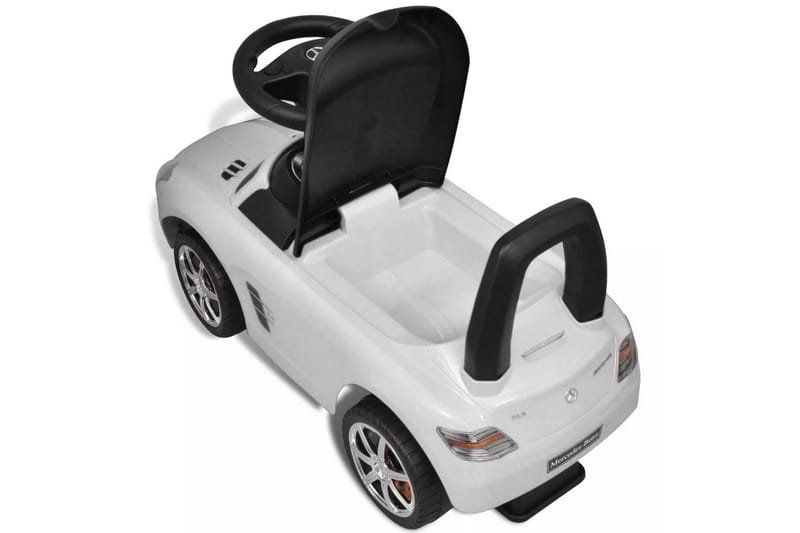 Vit Mercedes Benz trampbil - Flerfärgad - Sport & fritid - Lek & sport - Lekplats & lekplatsutrustning