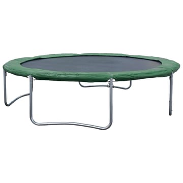 Studsmatta med skyddskant 426 cm - grön kantskydd, svart hoppmatta - Sport & fritid - Lek & sport - Lekredskap & utelek