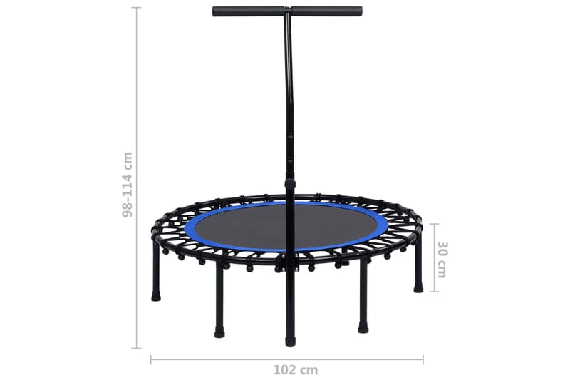 Studsmatta med handtag 102 cm - Svart - Sport & fritid - Lek & sport - Lekredskap & utelek