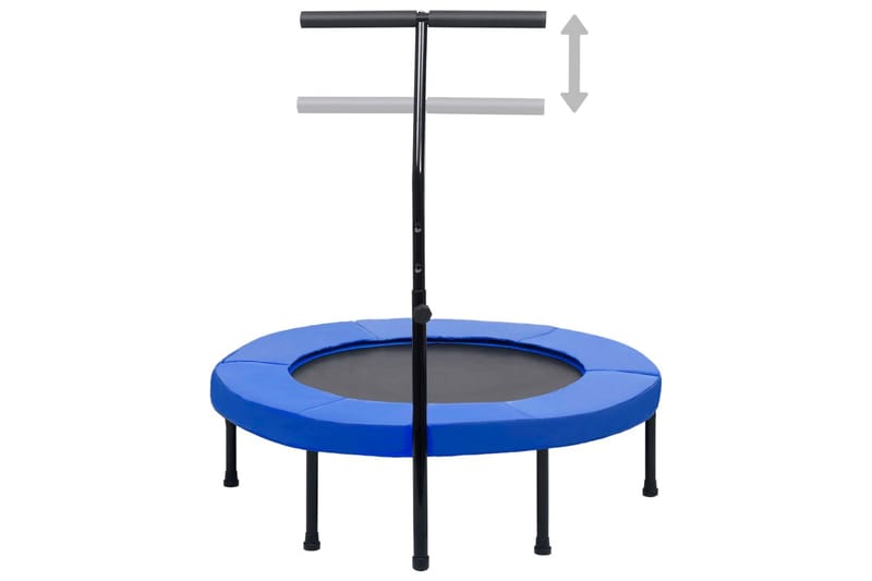 Studsmatta med handtag och säkerhetsskydd 102 cm - Blå - Sport & fritid - Lek & sport - Lekredskap & utelek