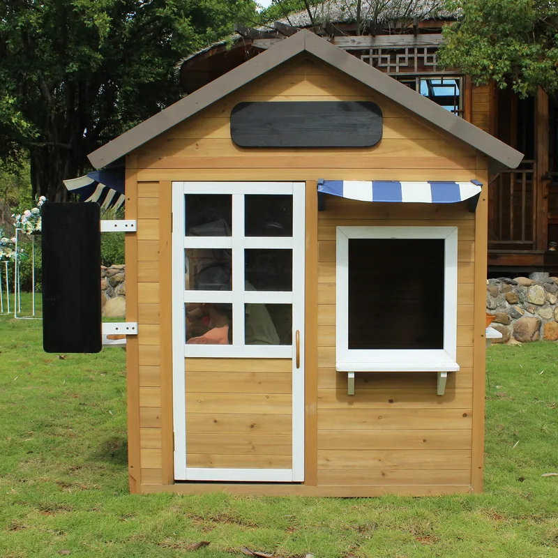 Lekstuga i trä 1,5m² med kök/café | Komplett byggsats - Sport & fritid - Lek & sport - Lekstuga
