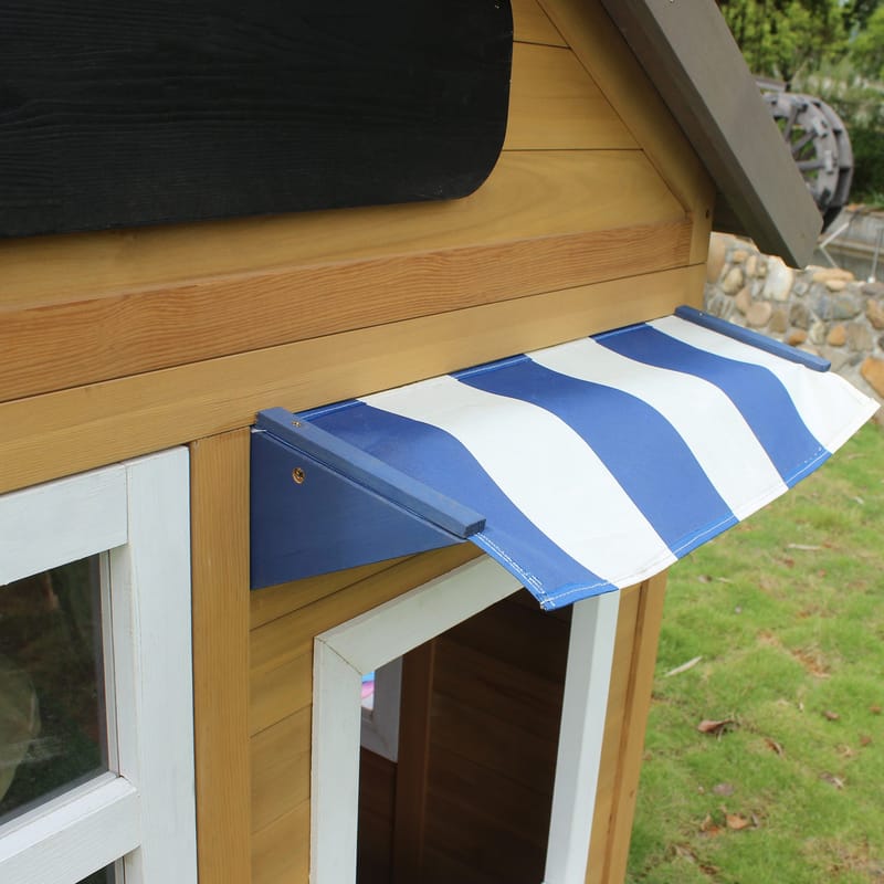 Lekstuga i trä 1,5m² med kök/café | Komplett byggsats - Sport & fritid - Lek & sport - Lekstuga