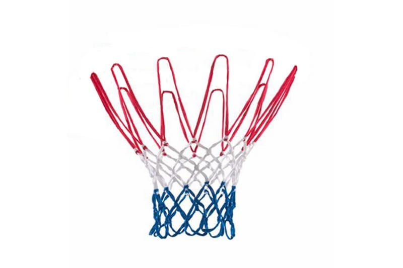 Prosport Basketnät - Vit|Röd|Blå - Utomhusspel