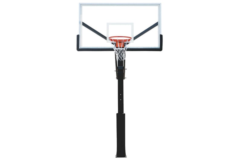 Prosport Väggmonterad Basketkorg 110x75 cm - Vit|Svart - Utomhusspel