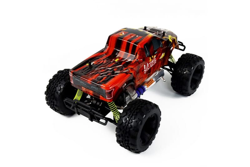 React RC-Bil New Tiger Nitro, 4WD - Svart/Orange - Sport & fritid - Lek & sport - Radiostyrt