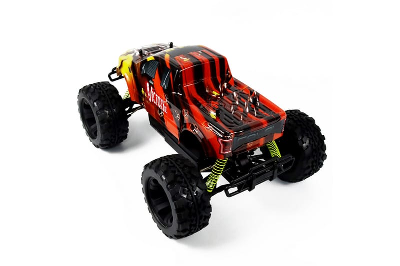 React RC-Bil New Tiger Nitro, 4WD - Svart/Orange - Sport & fritid - Lek & sport - Radiostyrt