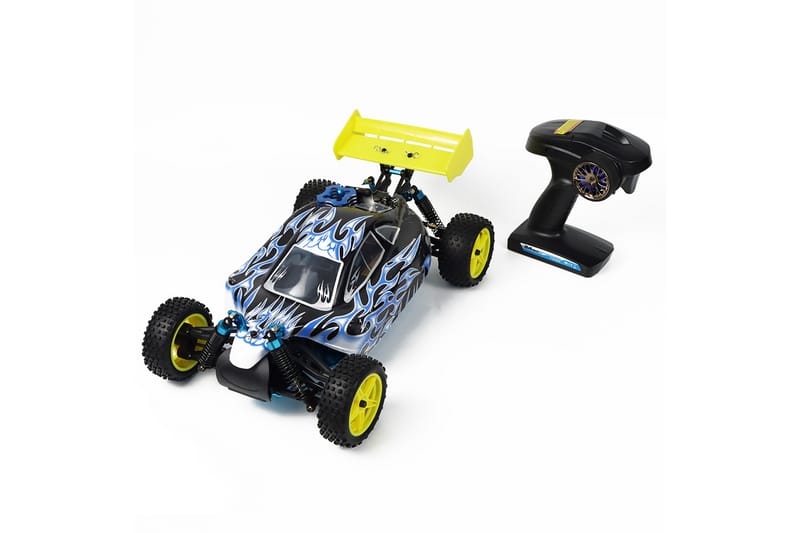 React RC-Bil Rtr SUPer Nitro, 4WD - Svart/Gul - Sport & fritid - Lek & sport - Radiostyrt