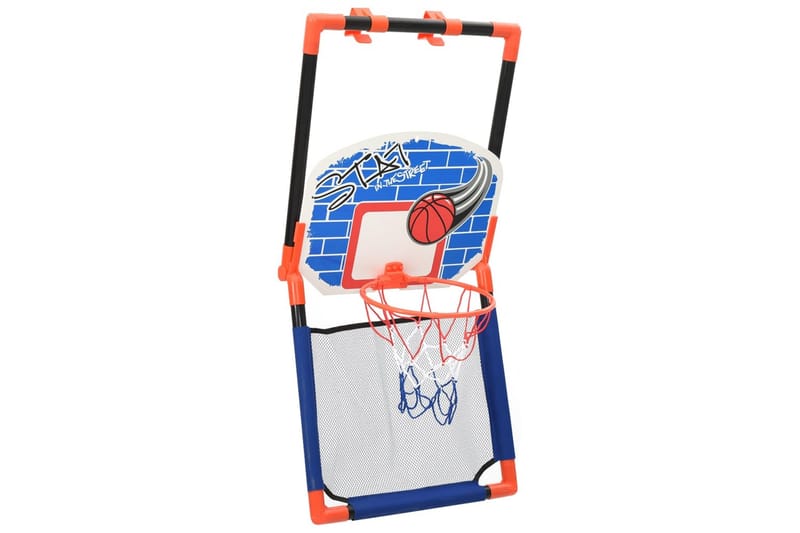 Basketset för barn golv eller vägg - Flerfärgad - Basketutrustning