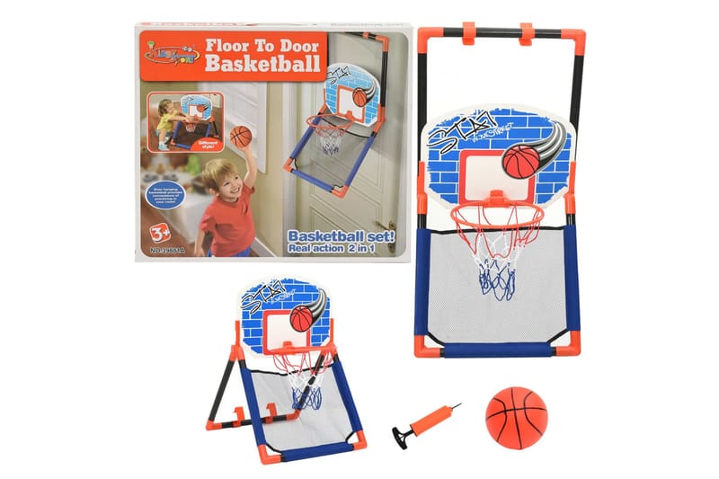 Basketset för barn golv eller vägg - Flerfärgad - Sport & fritid - Lek & sport - Sportredskap & sportutrusning