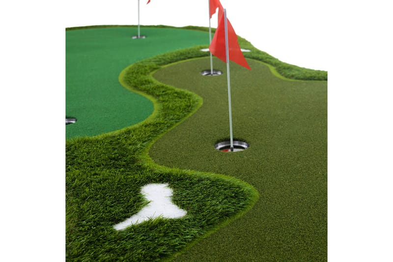 Golfmatta Pro Dubbla greener och vattenhinder 4x2m Grön - Lyfco - Sport & fritid - Lek & sport - Sportredskap & sportutrusning