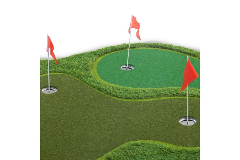 Golfmatta Pro Dubbla greener och vattenhinder 4x2m Grön - Lyfco - Sport & fritid - Lek & sport - Sportredskap & sportutrusning