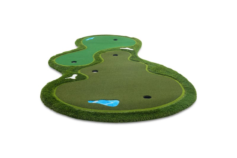 Golfmatta Pro Dubbla greener och vattenhinder 4x2m Grön - Lyfco - Sport & fritid - Lek & sport - Sportredskap & sportutrusning