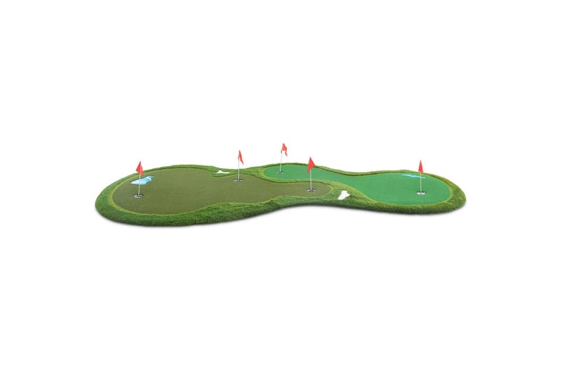 Golfmatta Pro Dubbla greener och vattenhinder 4x2m Grön - Lyfco - Sport & fritid - Lek & sport - Sportredskap & sportutrusning