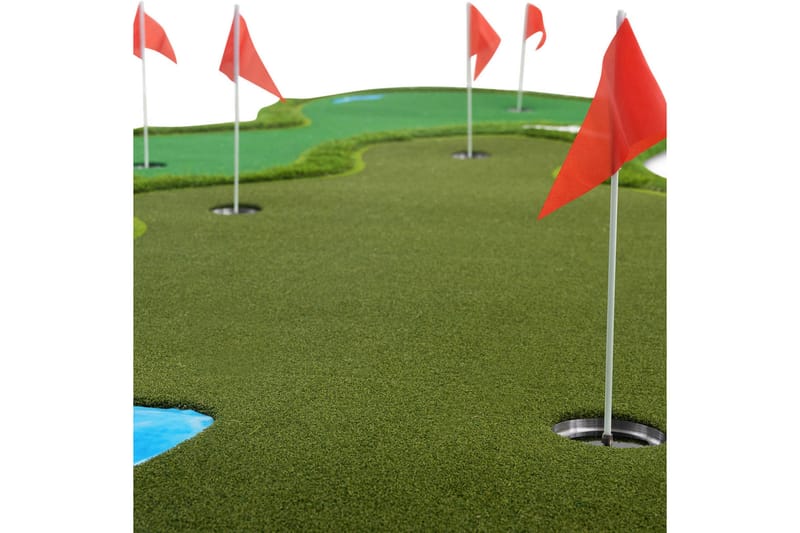 Golfmatta Pro Dubbla greener och vattenhinder 4x2m Grön - Lyfco - Sport & fritid - Lek & sport - Sportredskap & sportutrusning