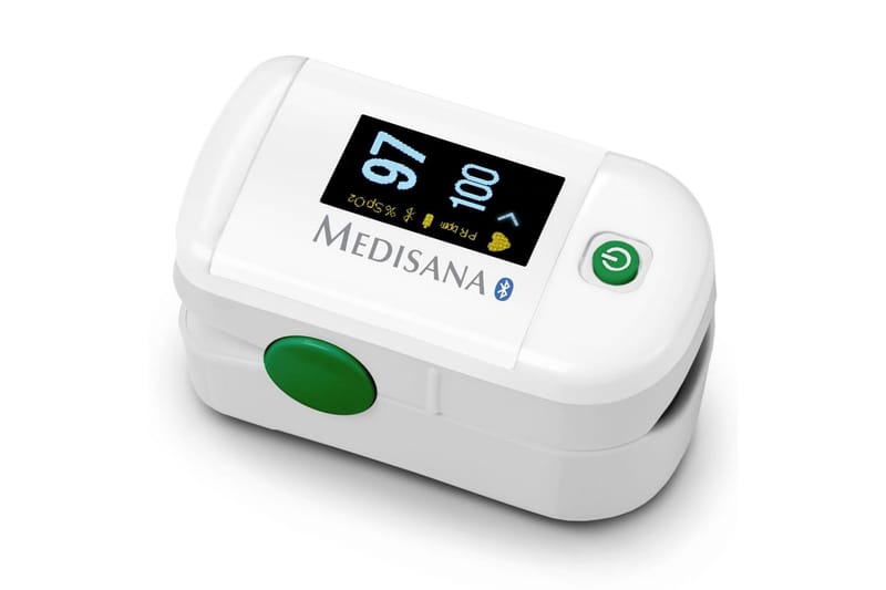 Medisana Pulsoximeter PM 100 Connect vit - Vit - Tillbehör sportutrustning