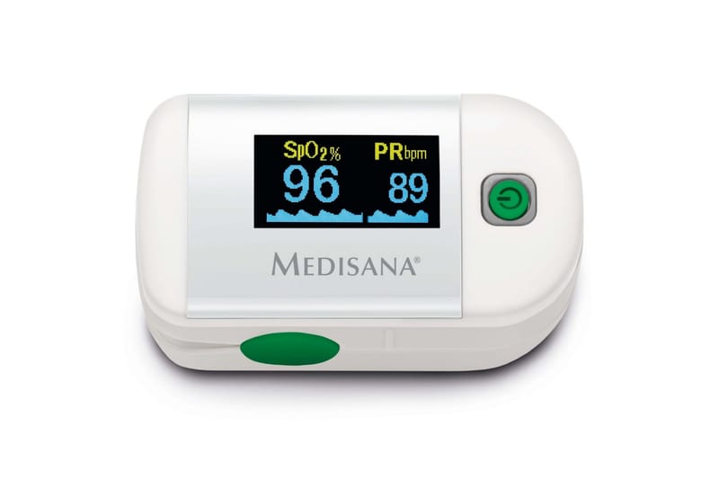 Medisana Pulsoximeter PM 100 Connect vit - Vit - Tillbehör sportutrustning