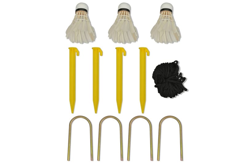 Badmintonnät med fjäderbollar 300x155 cm - Sport & fritid - Lek & sport - Utomhusspel