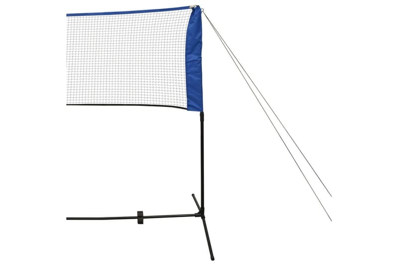 Badmintonnät med fjäderbollar 500x155 cm - Utomhusspel