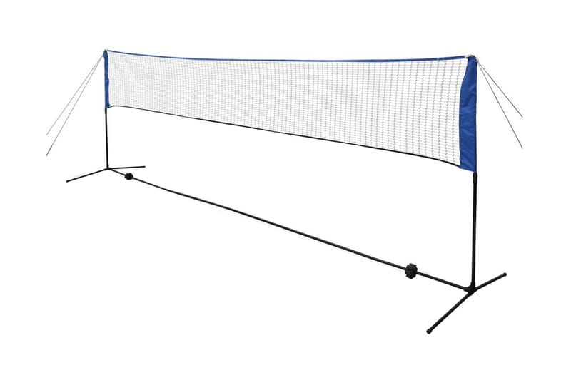 Badmintonnät med fjäderbollar 500x155 cm - Utomhusspel
