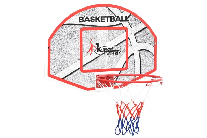 Basketkorg 5 delar väggmonterad 66x44,5 cm - Flerfärgad - Utomhusspel