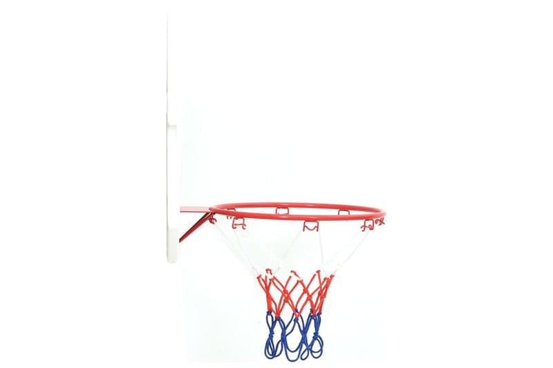 Basketkorg 5 delar väggmonterad 66x44,5 cm - Flerfärgad - Utomhusspel