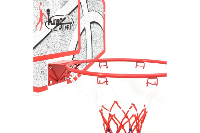 Basketkorg 5 delar väggmonterad 66x44,5 cm - Flerfärgad - Utomhusspel