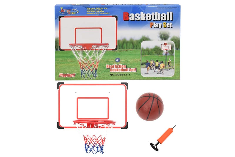 Basketkorg 5 delar väggmonterad - Flerfärgad - Sport & fritid - Lek & sport - Utomhusspel