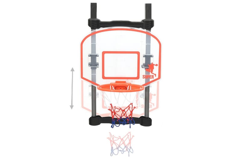 Basketkorg för dörr justerbar - Flerfärgad - Utomhusspel