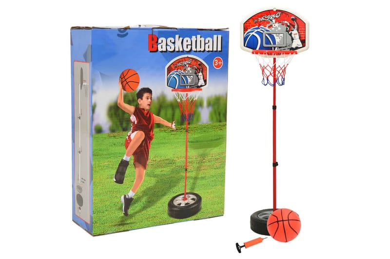 Basketkorg justerbar 120 cm - Flerfärgad - Utomhusspel