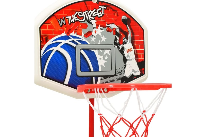 Basketkorg justerbar 120 cm - Flerfärgad - Utomhusspel