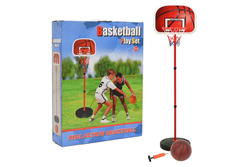 Basketkorg justerbar 160 cm - Flerfärgad - Utomhusspel