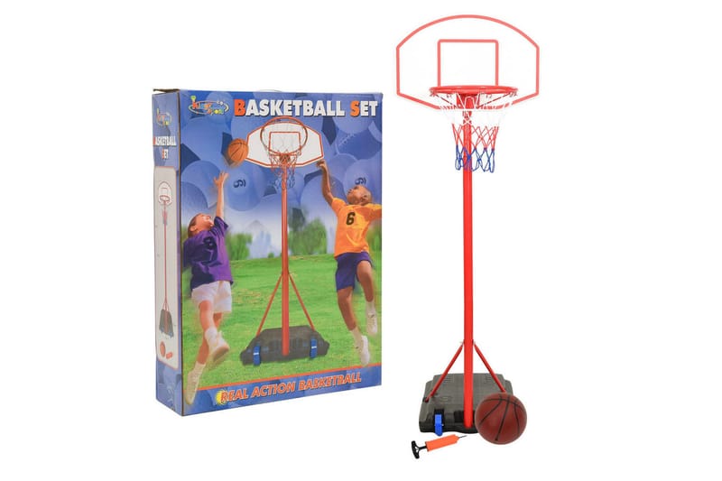 Flyttbar basketkorg justerbar 200-236 cm - Flerfärgad - Utomhusspel