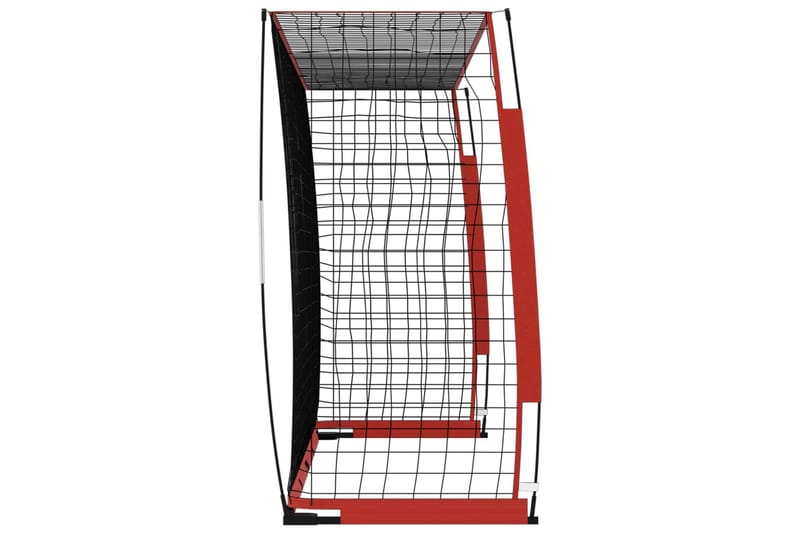 Fotbollsmål 366,5x91x183 cm stål - Svart - Sport & fritid - Lek & sport - Utomhusspel