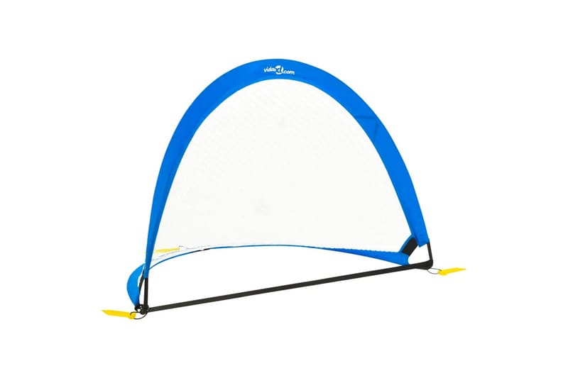 Fotbollsmål för barn 2 st med förvaringsväska 119x82x84,5 cm - Blå - Sport & fritid - Lek & sport - Utomhusspel