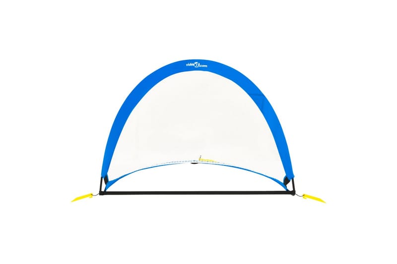 Fotbollsmål för barn 2 st med förvaringsväska 119x82x84,5 cm - Blå - Sport & fritid - Lek & sport - Utomhusspel