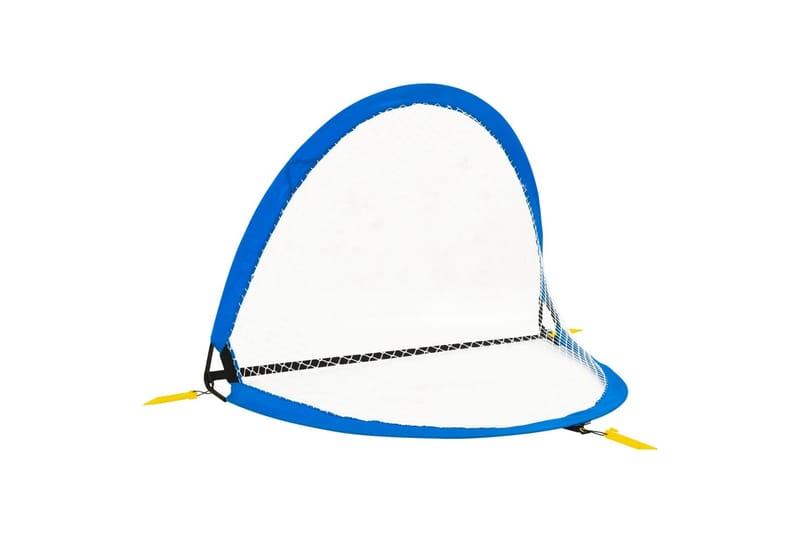 Fotbollsmål för barn 2 st med förvaringsväska 119x82x84,5 cm - Blå - Sport & fritid - Lek & sport - Utomhusspel