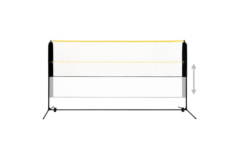 Justerbart badmintonnät 300x103x94-158 cm metall - Sport & fritid - Lek & sport - Utomhusspel